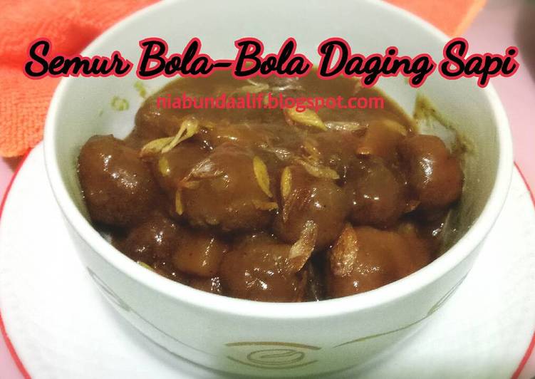 gambar untuk resep makanan Semur Bola-Bola Daging Sapi