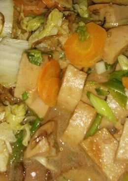 Tumis rolade plus sayur