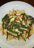 Tumis Sayuran (bunga kol, jagung semi, kacang panjang)