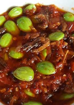 Sambal kering udang petai