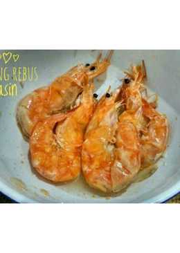 Udang rebus asin