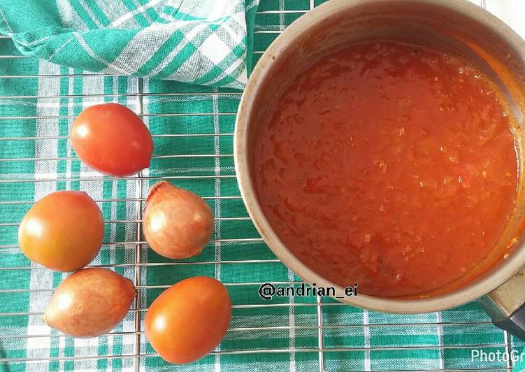 resep masakan Saus Tomat (Napoletan) - Saus Basic Untuk Pizza/Spagetti