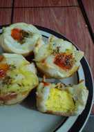 Roti Tawar Isi Telur, Bekal dan Jajanan sehat,, ;)