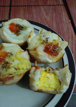 Roti Tawar Isi Telur, Bekal dan Jajanan sehat,, ;)