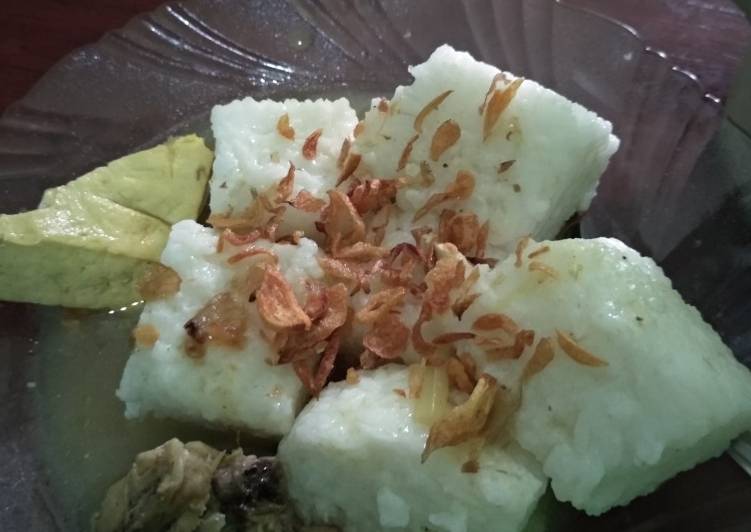 Resep Lontong magic com / rice cooker ????