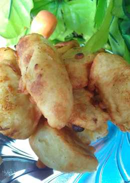 Pisang goreng vanili