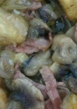 Tumis jamur champignons