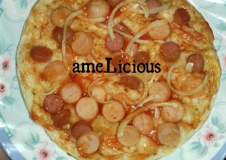 gambar untuk resep makanan Mini Pizza Ekonomis (used teflon)