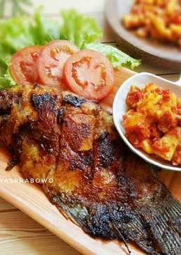 GURAME BAKAR Manis Pedas