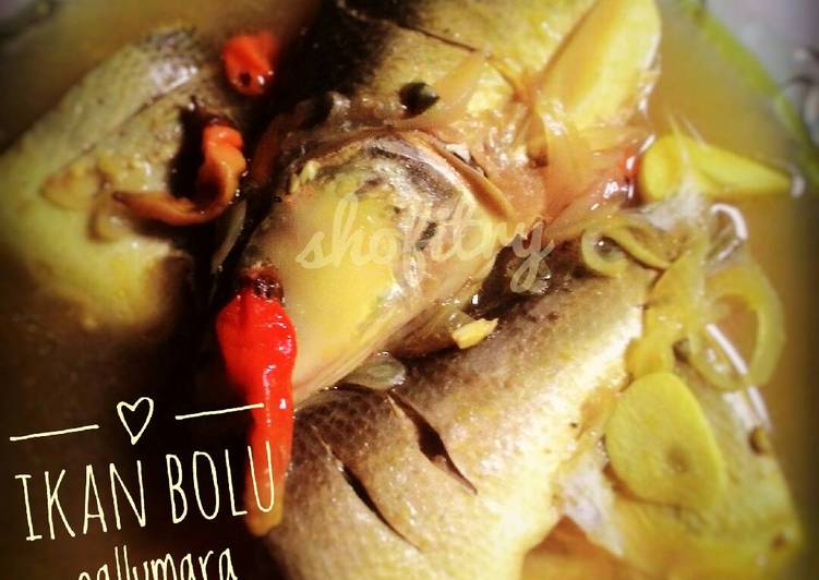 bahan dan cara membuat Ikan bolu pallumara, recook dari mb kaka beryl