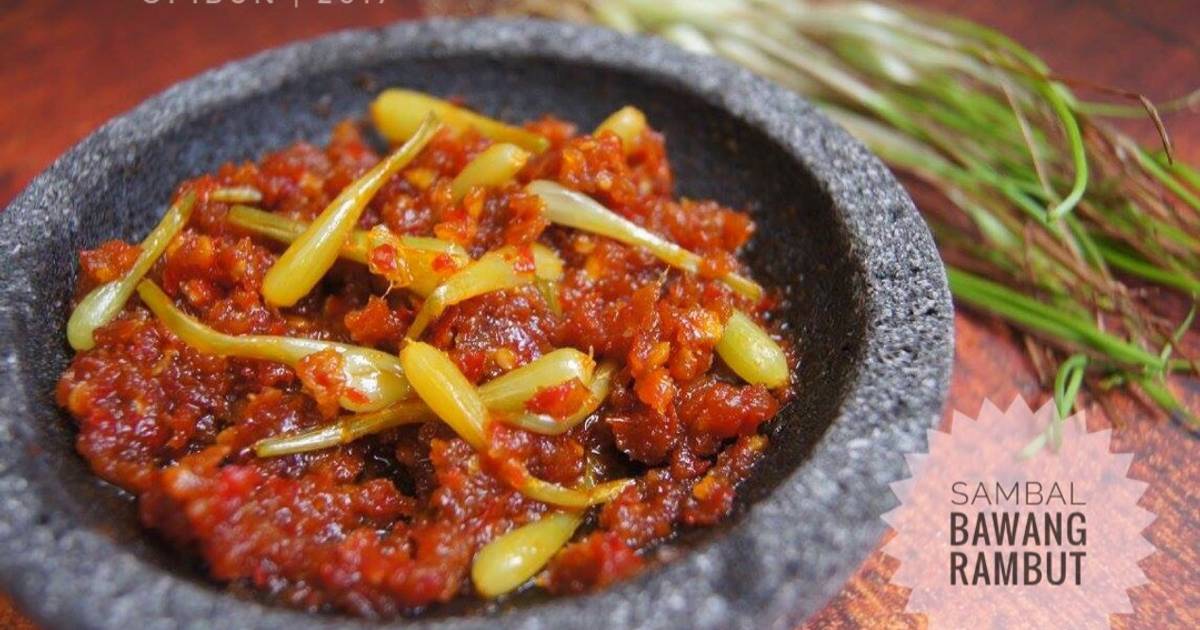  Resep Sambal Bawang Rambut  PR RecookSambal oleh OpiBun 