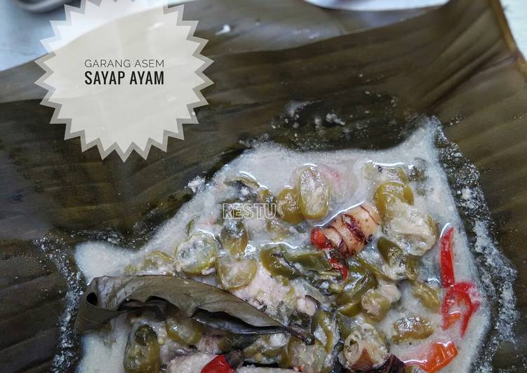 Resep Garang Asem Sayap Ayam Oleh Rachma Esty Utami