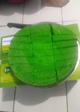 Bolu pandan kukus sederhana