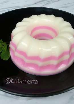 Puding Lapis Susu #BikinRamadhanBerkesan