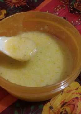 Bubur wortel labu kuning  (MPASI 8 bulan+)
