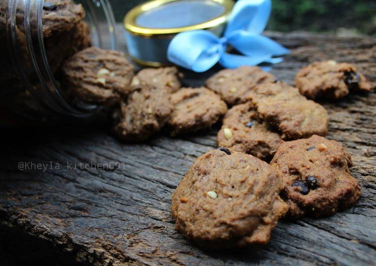 resep Choco chip Cookies with Palm Sugar ala good time