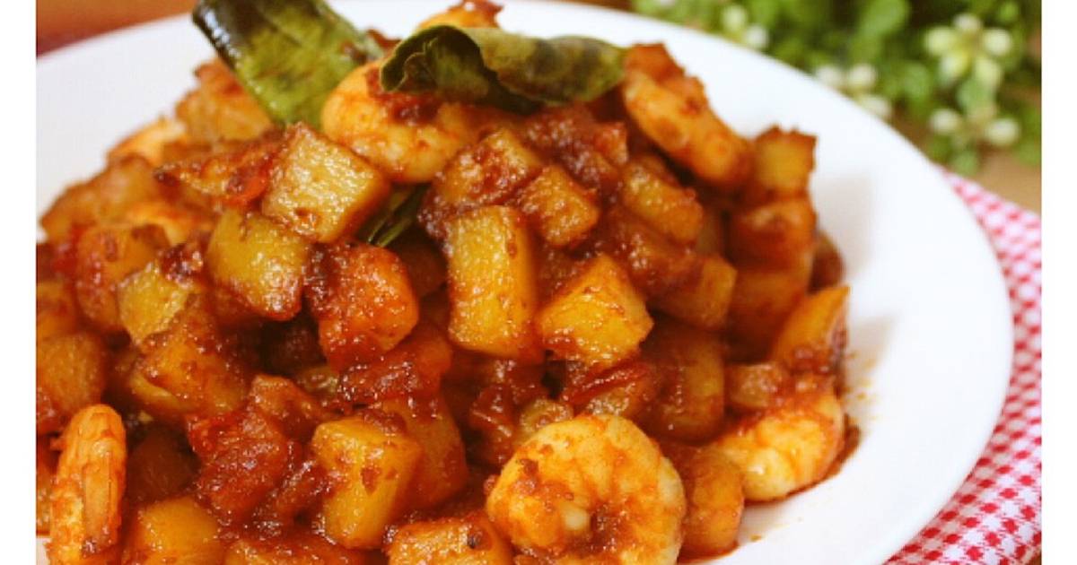 Kentang udang bumbu balado 103 resep Cookpad