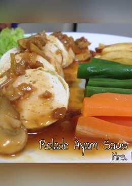 Rolade Ayam Saus BBQ