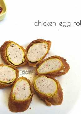 Ayam Gulung Telur (Chicken Egg Roll)