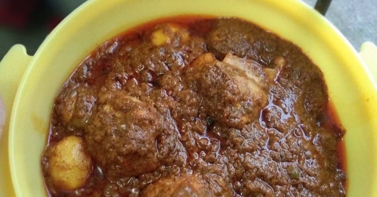 18 resep rendang simple bumbu halus dipasar enak dan 