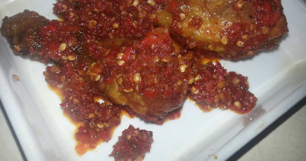 Resep Ayaam balado/ ayam di cabein ala resnah