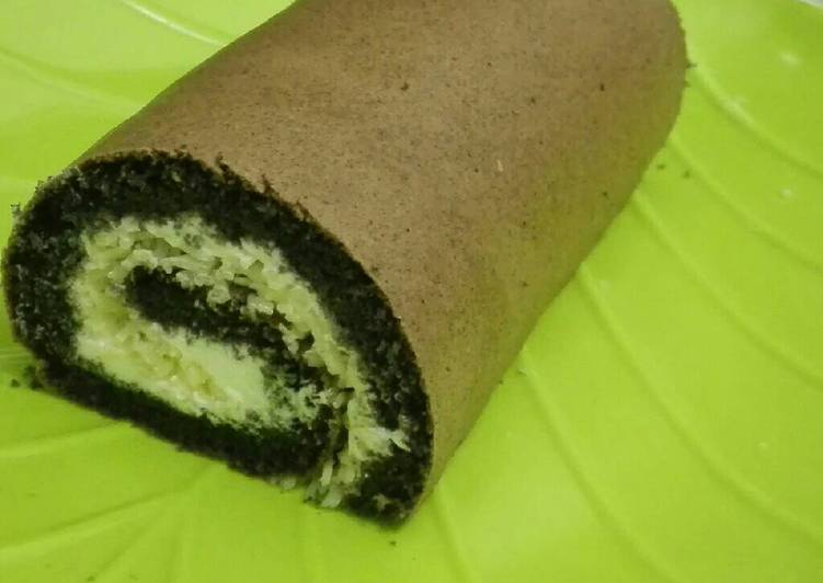 gambar untuk resep makanan Bolu gulung ketan hitam 3 telur