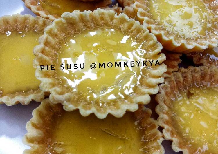 resep lengkap untuk Egg Tart (Pie susu)