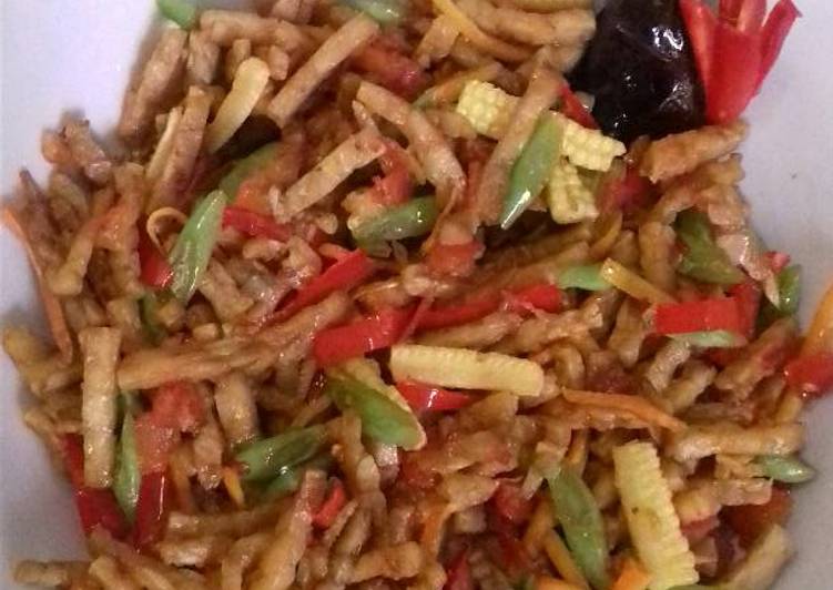 resep makanan Tumis Tempe dan Sayuran ala anak kos