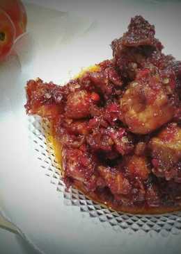 Balado ayam pedas manis