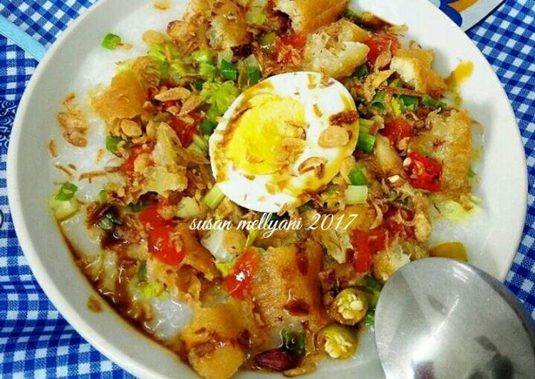 resep makanan Bubur ayam ricecooker