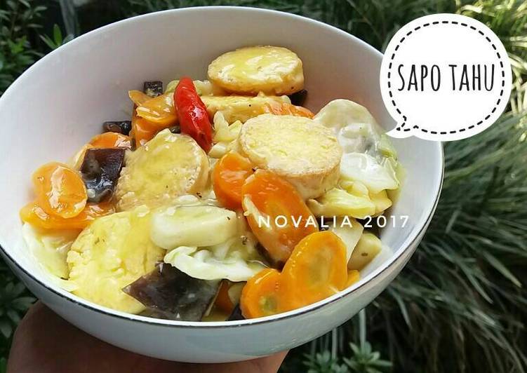 resep lengkap untuk Sapo Tahu Tofu #PR_Capcay