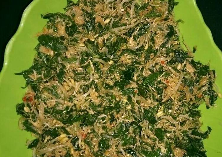 resep masakan Urap daun singkong & toge