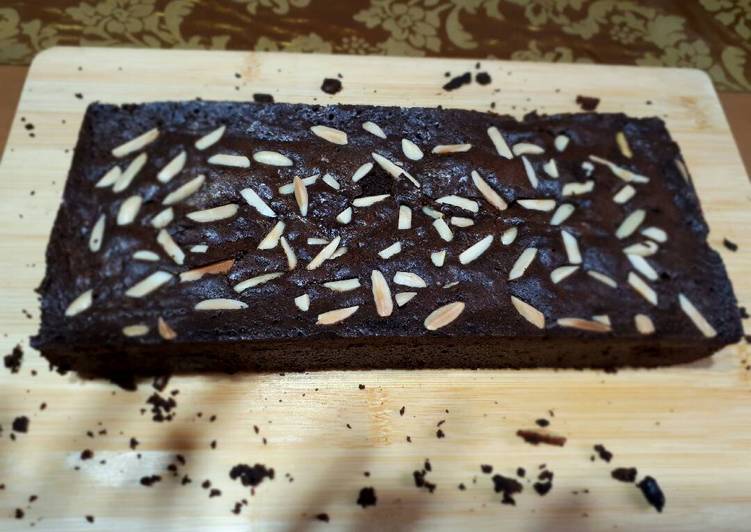 gambar untuk cara membuat Brownies Coklat Kacang / Fudge Chocolate Peanut Brownies