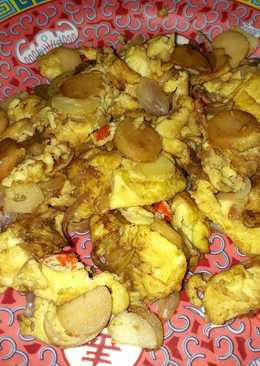 Tumis telor sosis kecap