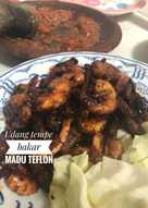 Udang bakar madu teflon