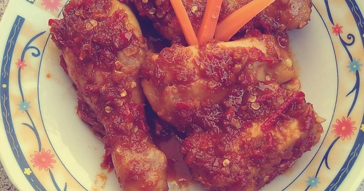 Resep Ayam pedas manis ala QeyQey