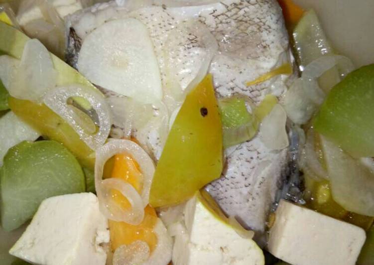 resep masakan Kakap Putih Kuah Asam