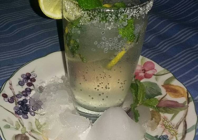 gambar untuk resep Mojito lemon fresh #postingrame2_minuman