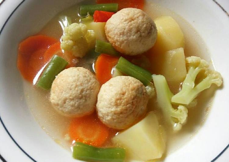 gambar untuk resep makanan Kuah sop sayur+tahu bulat