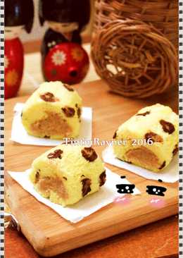 Mini  leopard roll cake with peanut jam.-Anti retak,praktis ;) 