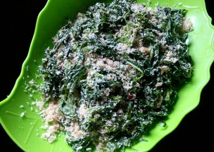 resep makanan Urap daun singkong muda