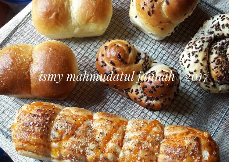 resep lengkap untuk Roti Manis ala KSB