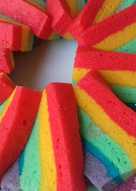 Rainbow cake gluten free