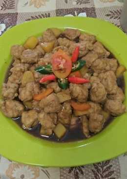 Pentol Ayam Bumbu Kecap