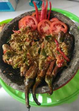 Cobek terong unggu+ayam