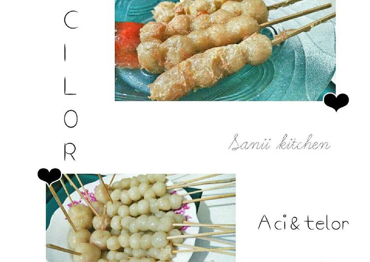 gambar untuk resep makanan Cilor (aci telor)