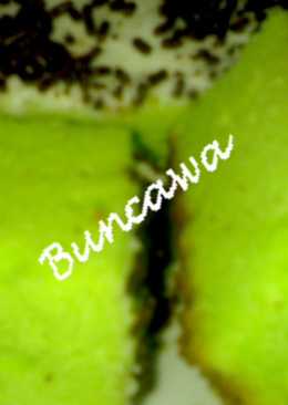 Bolu panggang pandan no mixer no oven no gagal ^_^