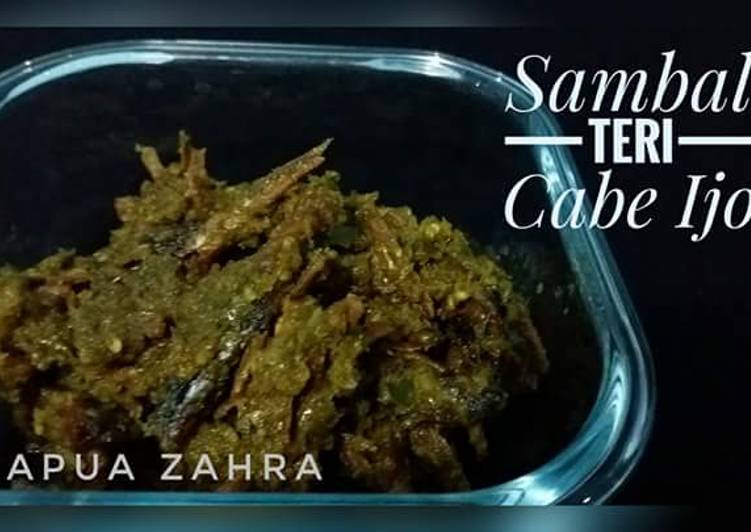 cara membuat ??Sambel Teri Cabe Ijo??