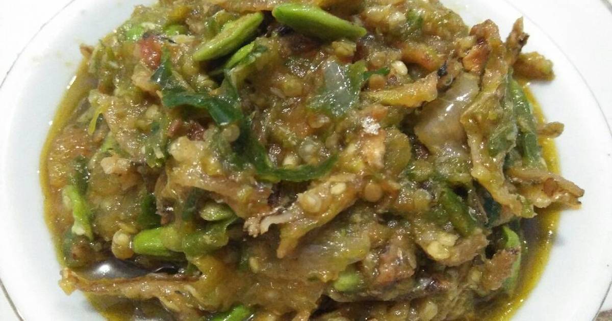 Resep Sambel Teri  pete  cabe  ijo  oleh widi astuti Cookpad