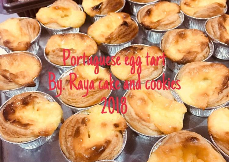 resep Portuguese egg tart